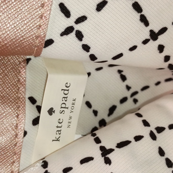 Kate Spade Metallic Rose Gold large wallet/clutch - Picture 6 of 8